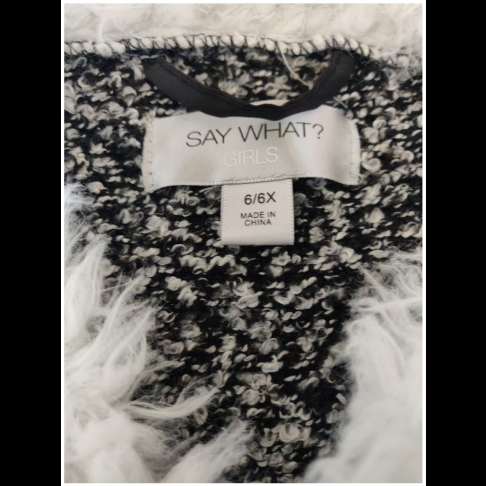 Fluffy vest sz 6/6z - Picture 3 of 3